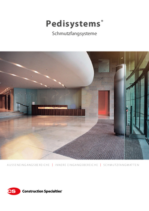Pedisystems Schmutzschleusen Katalog