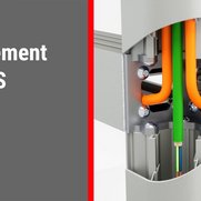 Perfekte Kabelführung in XMS Kabinen von item