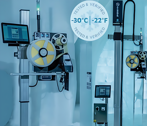 Zuverlässige Etikettierung für Tiefkühlanwendungen bis –30°C setzt neue Massstäbe